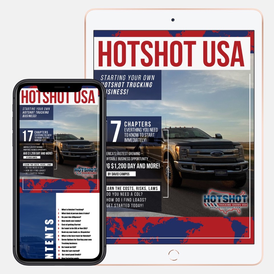 Hot Shot Trucking E-book mock up