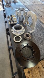 Electric brake conversion assembly